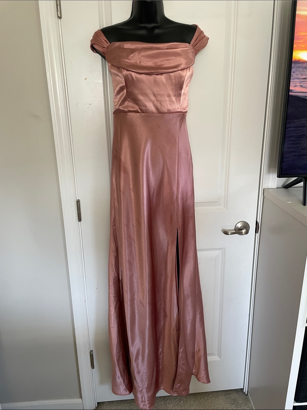 Gorgeous!! Dusty Rose Evening Gown by “Birdy Grey”